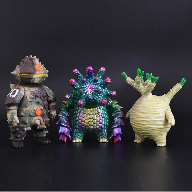 ソフビ製ユーフォルビア人 (Green × Poison purple) | 多肉植物・特別