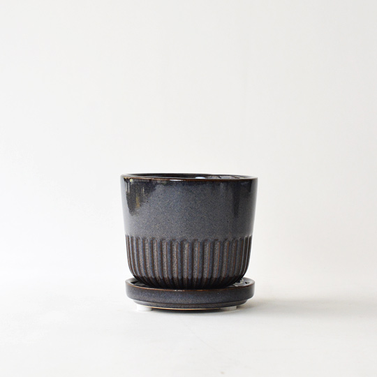 す*ん様 SpecimenWerk S. Riot 5 D14 H14 鉢 ポッ Streak Pot SS (Gray Navy) | 多肉植物・特別な鉢の販売 | トーキー | TOKY