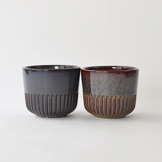 Streak Pot SS (Gray Navy) | 多肉植物・特別な鉢の販売 | トーキー | TOKY
