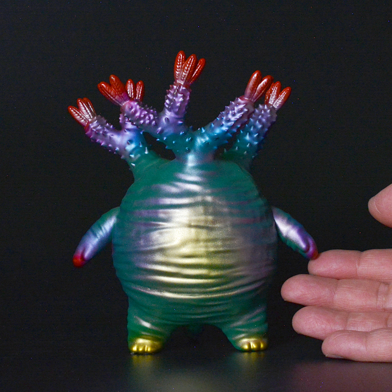 ソフビ製グラキリスちゃん (Green × Poison purple) | 多肉植物・特別